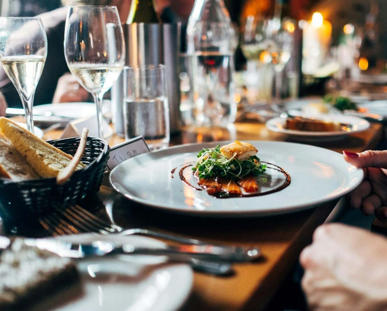 Arrive in style for fine dining in Charlotte, NC with a luxury limo from Finest Transportation