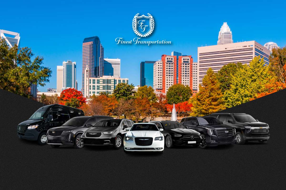 Finest Transportation LLC luxury vehicles fleet for executive and group travel in Charlotte, NC
